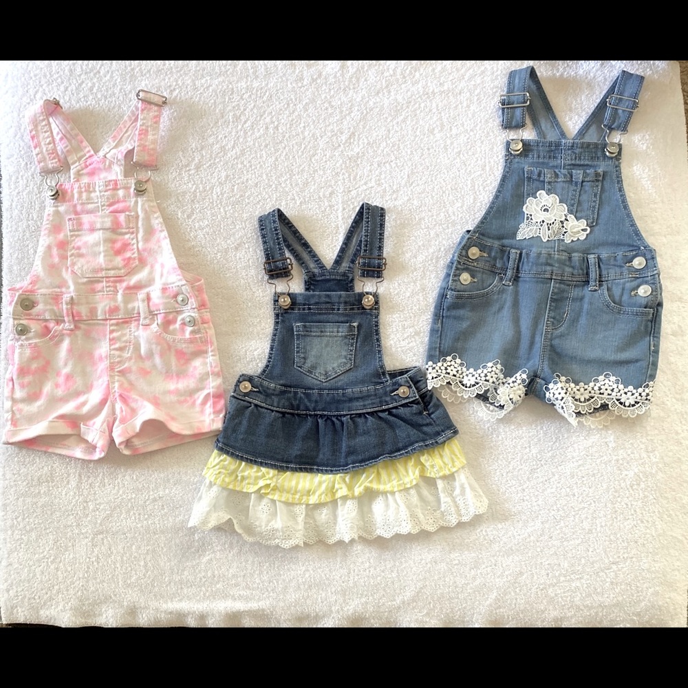 Wonder Nation Baby Girl Outfit Bundle
